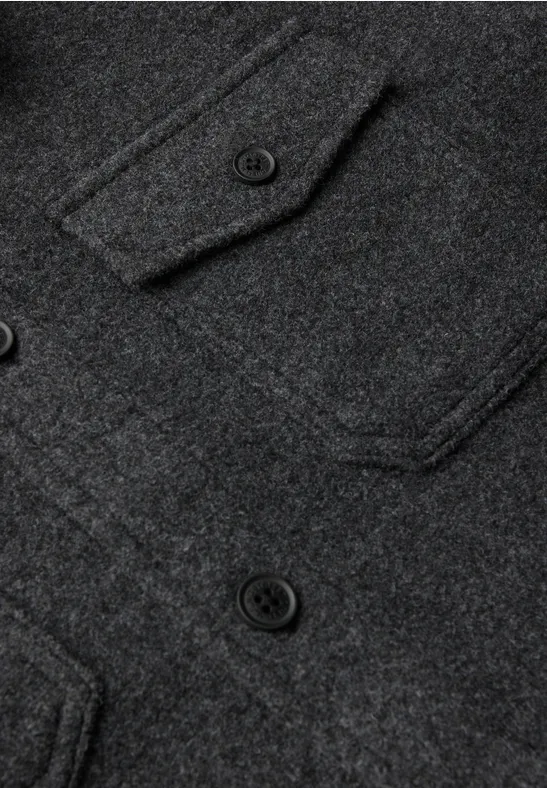 Survêtement en laine ash grey melange