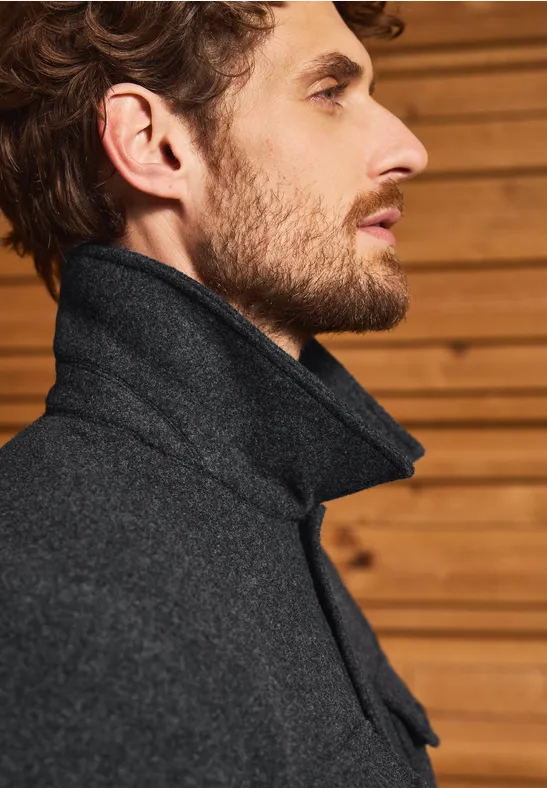 Survêtement en laine ash grey melange