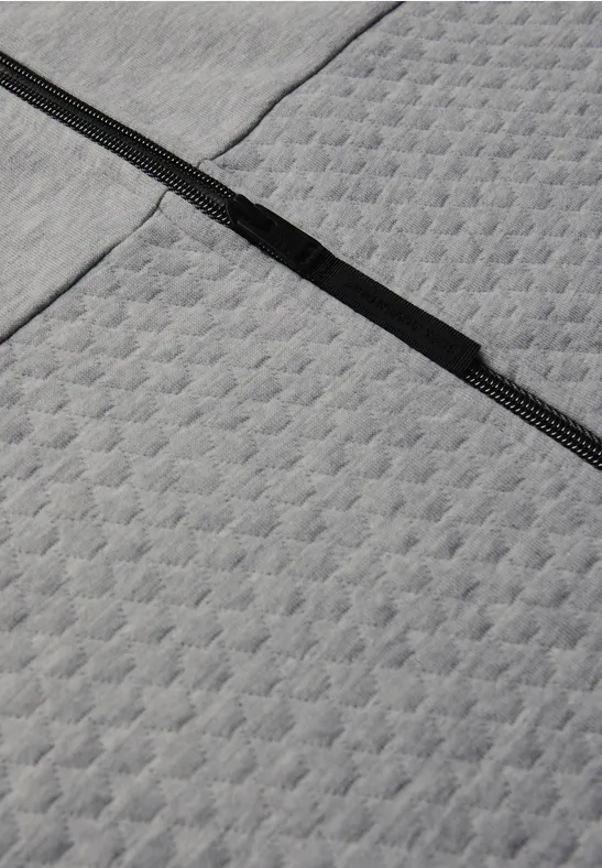 Jacke mit 3D-Struktur warm grey melange
