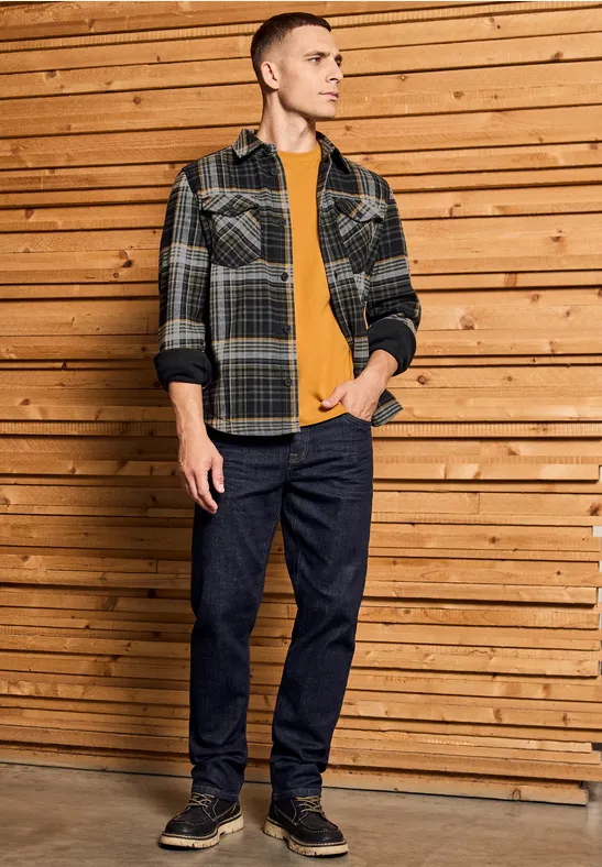 Overshirt w kratę null