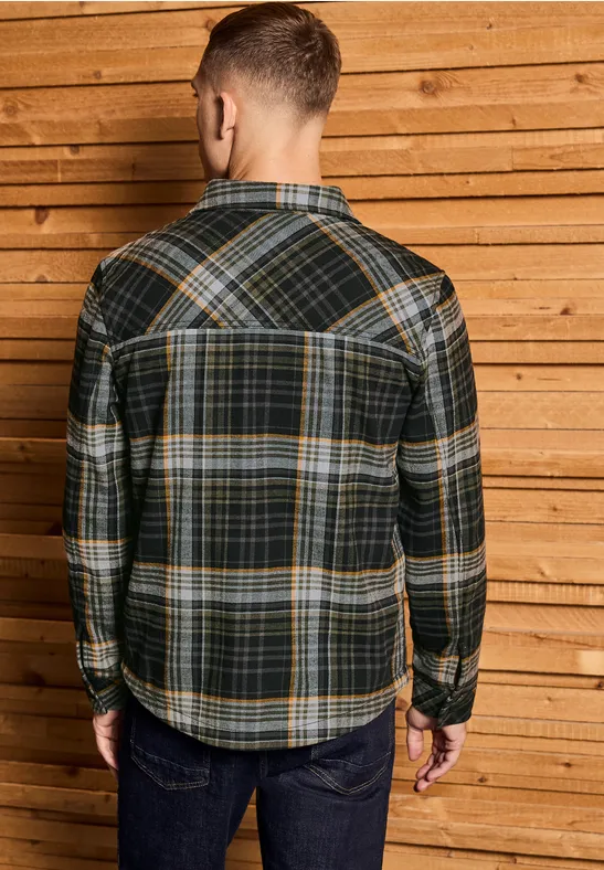 Overshirt w kratę null