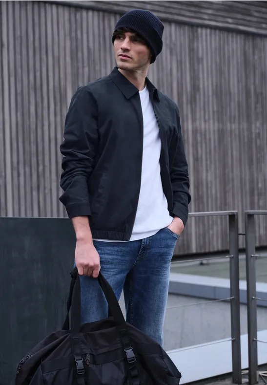 Blouson mit Zipper summer night blue