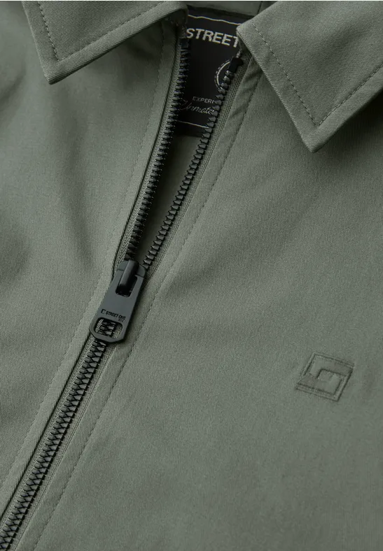 Blouson mit Zipper natural green