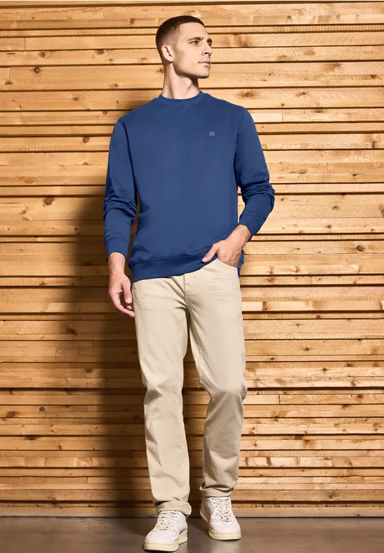 Crewneck Sweatshirt azure blue