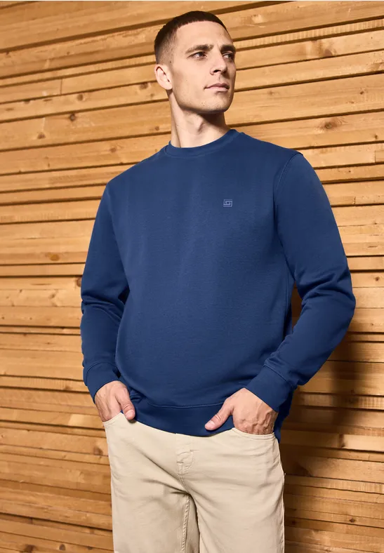 Crewneck Sweatshirt azure blue