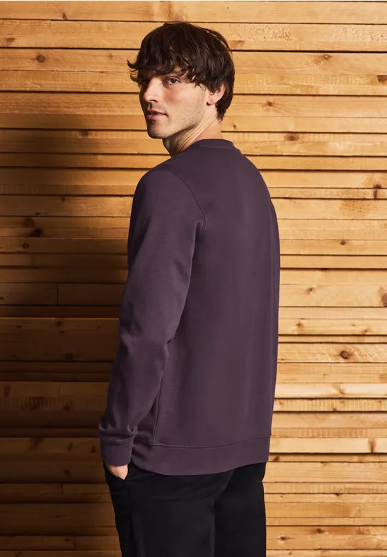 Crewneck Sweatshirt bordeaux red