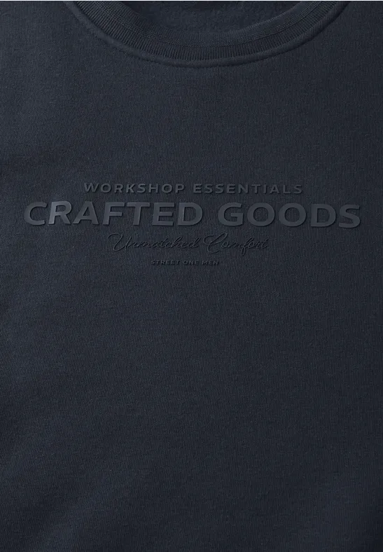 Softes Sweatshirt mit Print night blue