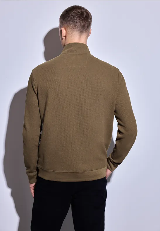 Pull structuré avec troyer ash brown