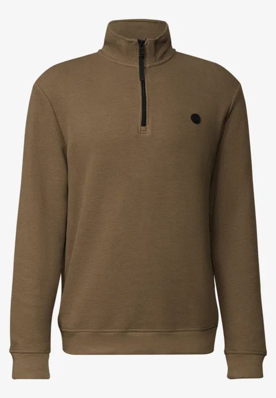Pull structuré avec troyer ash brown