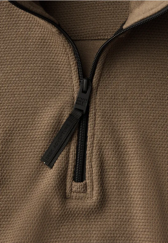 Pull structuré avec troyer ash brown