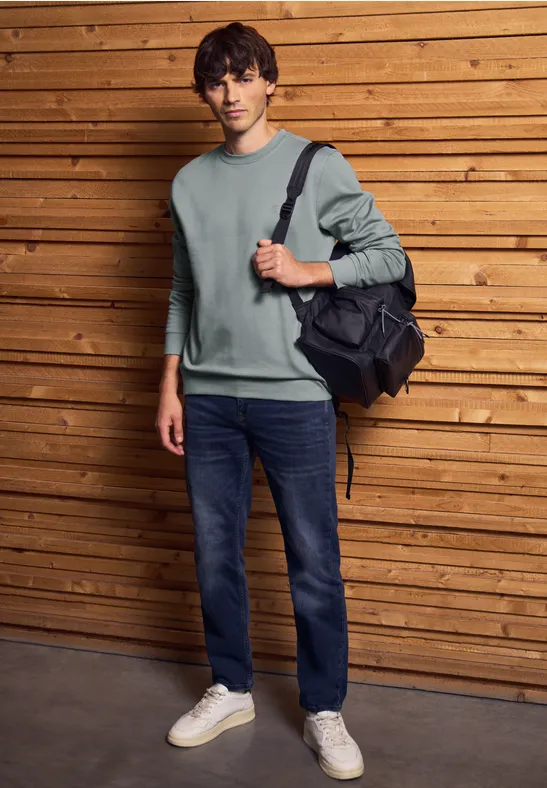 Crewneck Sweatshirt silver green