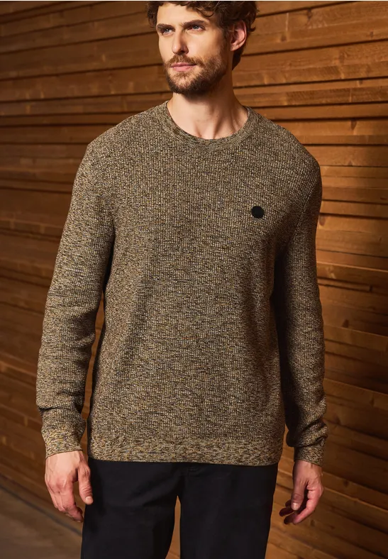 Mouline Strukturpullover golden yellow
