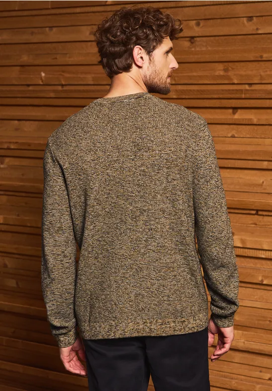 Mouline Strukturpullover golden yellow
