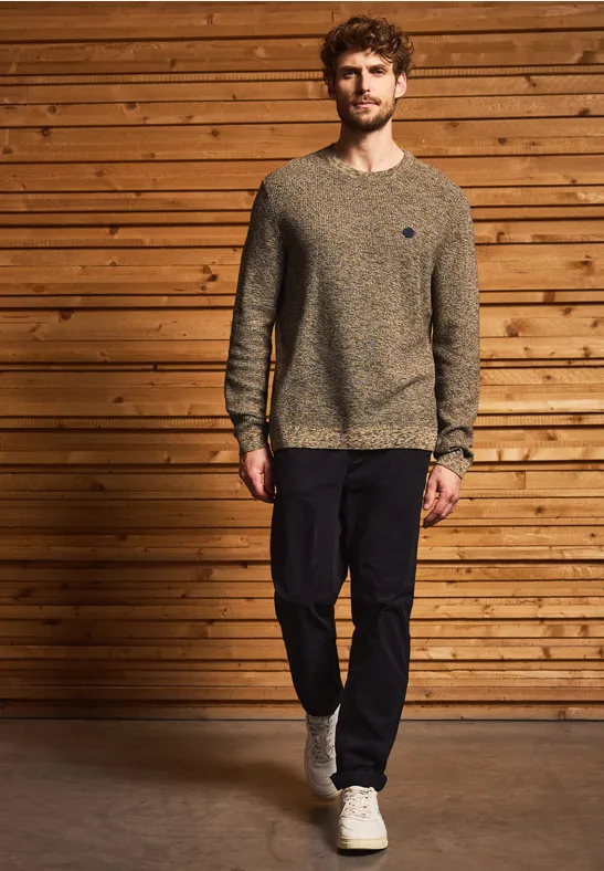 Mouline Strukturpullover golden yellow