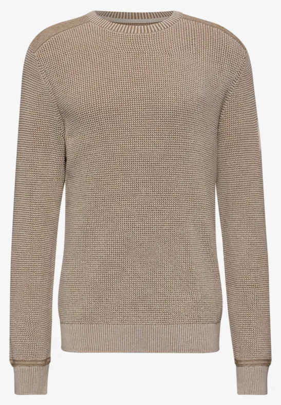 Two Tone Pullover frost beige