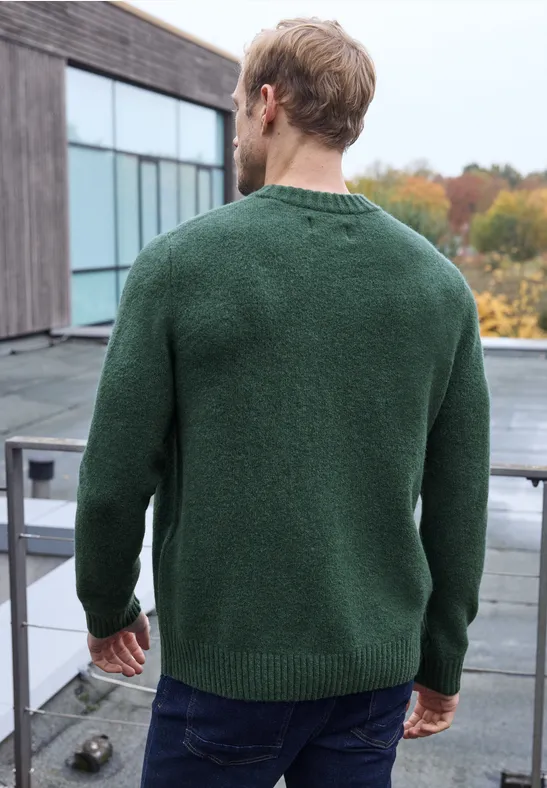 Pullover mit Woll-Anteil soft olive green