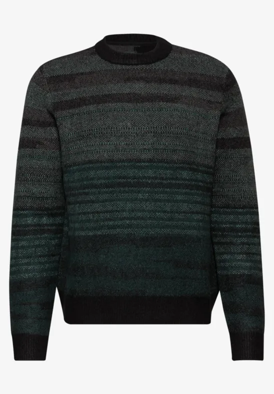Softer Jacquard Pullover Black