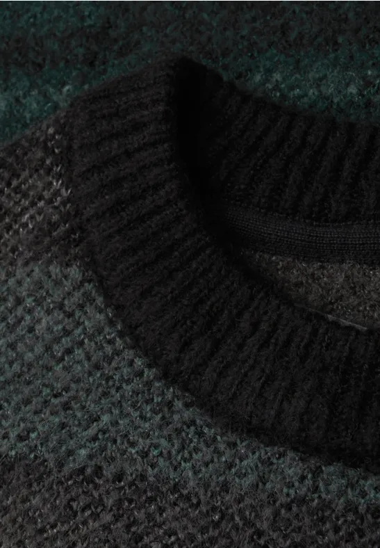 Softer Jacquard Pullover Black