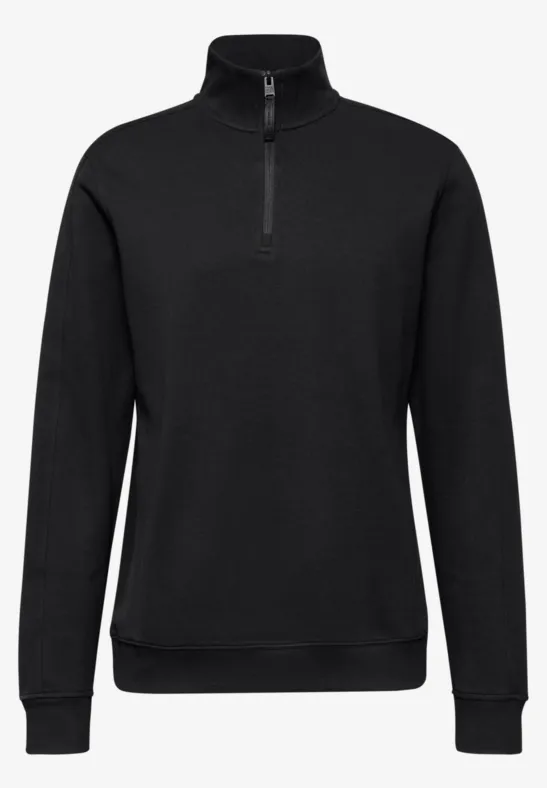 Sweat-shirt à col roulé piqué Black