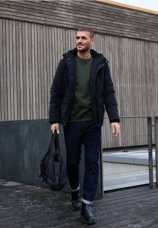 Sweat-shirt avec imprimé détaillé soft olive green