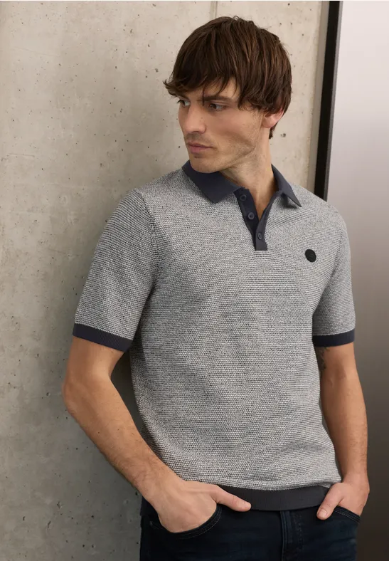 Pull à manches courtes dark ink blue