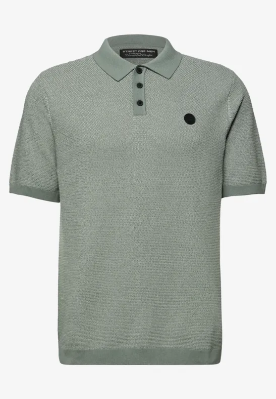 Kurzarmpullover dusty mint