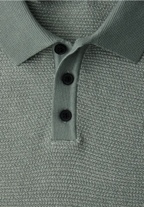 Kurzarmpullover dusty mint