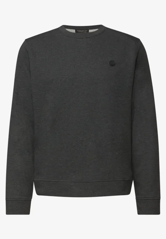 Sweater met ronde hals oil grey