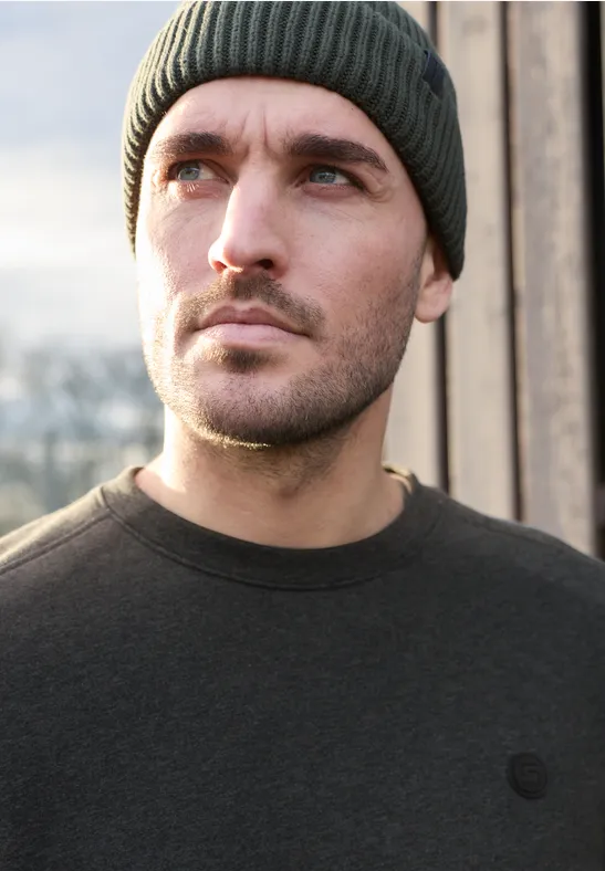 Sweater met ronde hals oil grey