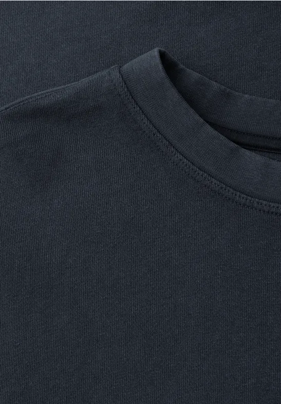 Sweatshirt mit Rundhals in softer Qualität dark ink blue