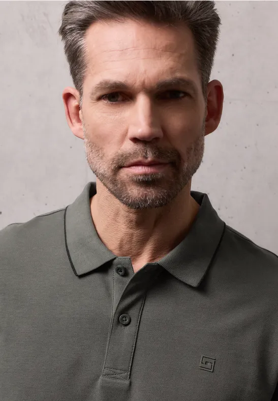 Polo de base oil grey