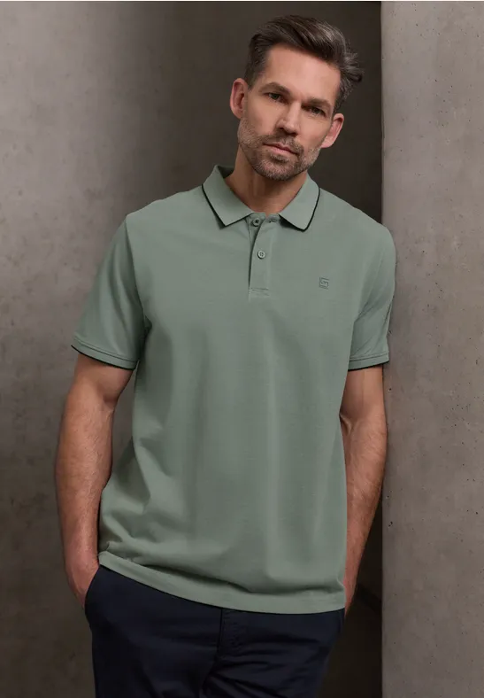 Basis poloshirt dusty mint
