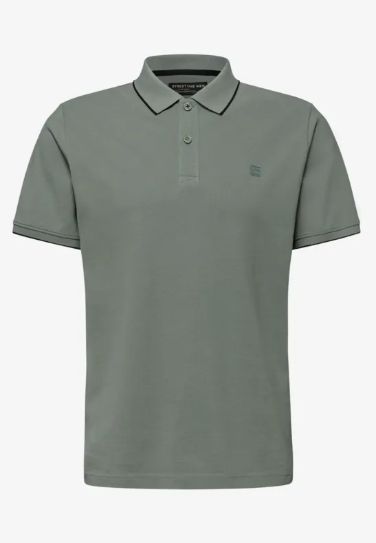 Basis poloshirt dusty mint