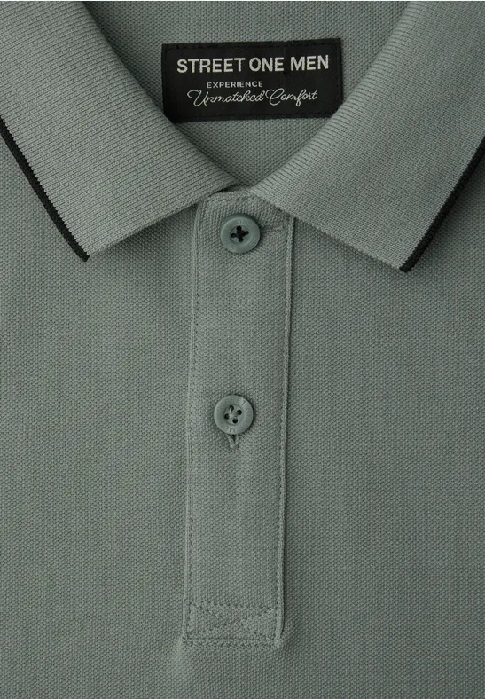 Basis poloshirt dusty mint