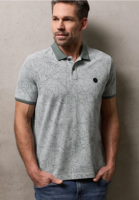 Koszulka Polo Oxford dusty mint