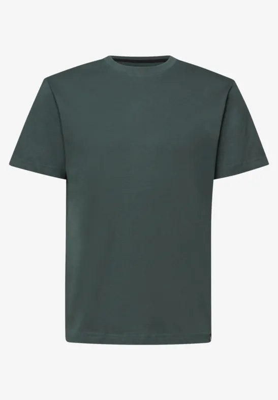 T-shirt basique en couleur unie sea green
