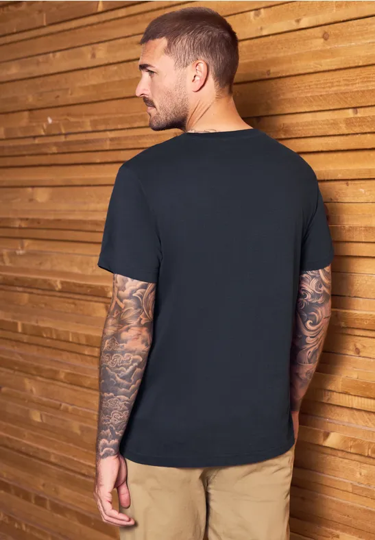 Zacht Shirt met tekst night blue