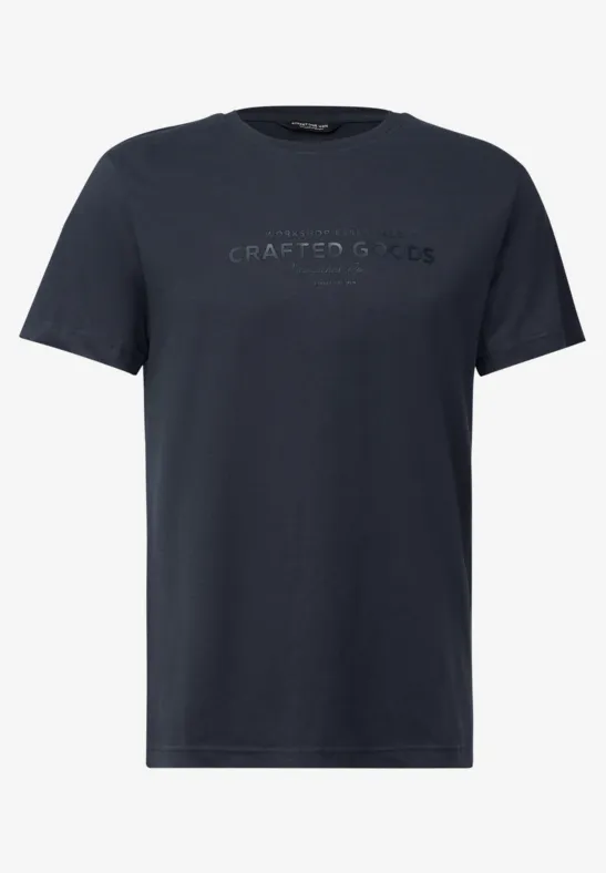 Zacht Shirt met tekst night blue