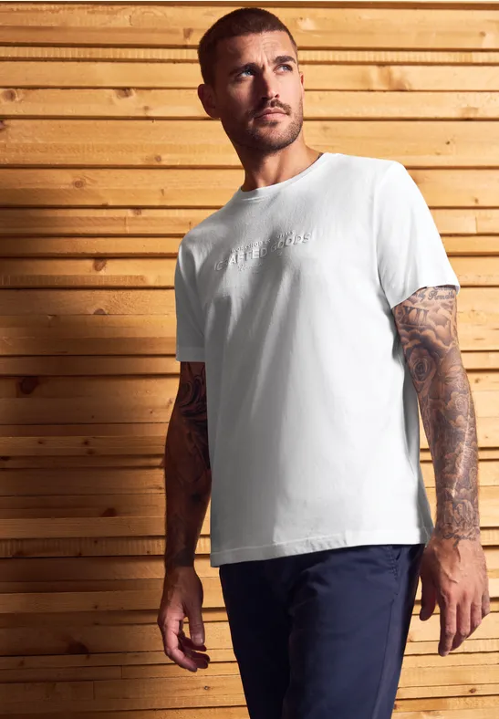 Zacht Shirt met tekst bright white