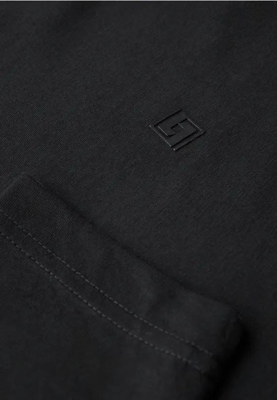 Softes Langarmshirt Black