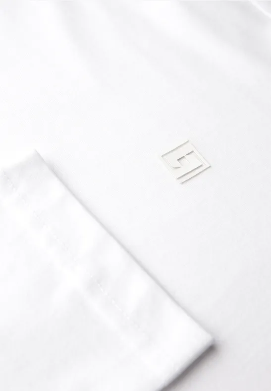 Softes Langarmshirt bright white