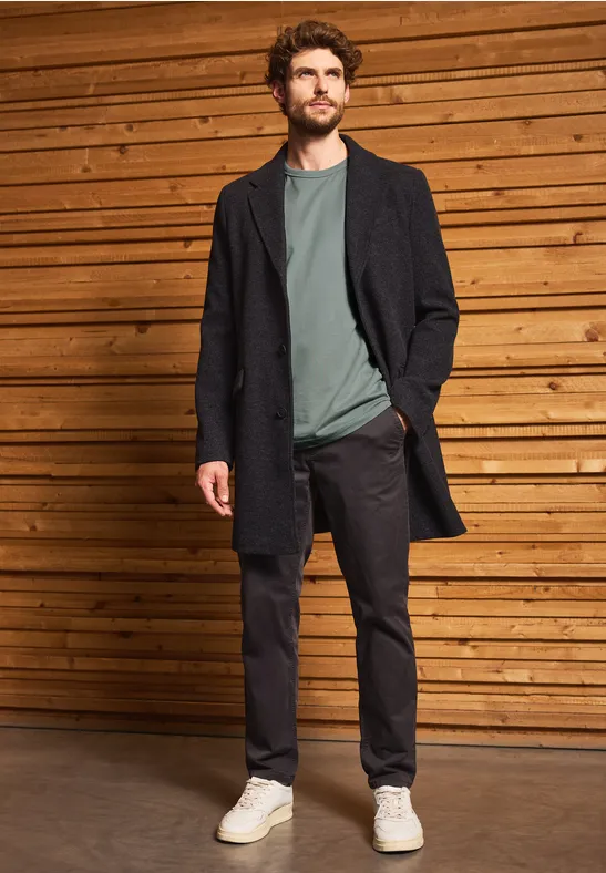 Softes Langarmshirt silver green