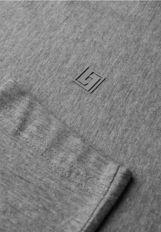 Softes Langarmshirt metal grey melange
