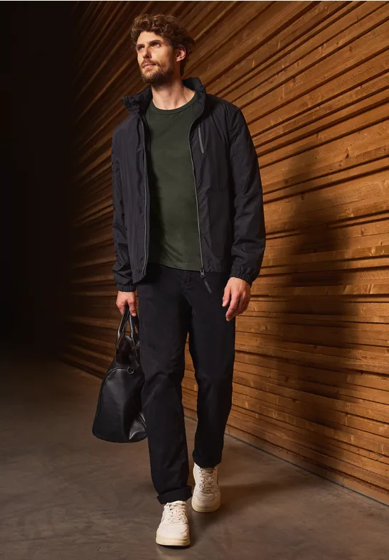 Softes Langarmshirt dark olive green