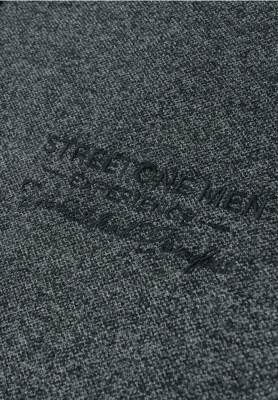 Shirt met lange mouwen en borduursel null