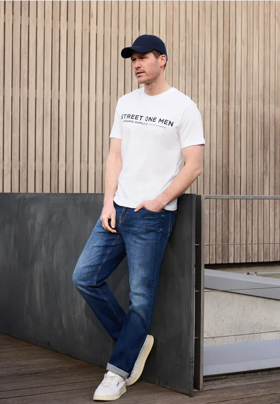 T-shirt avec logo imprimé bright white