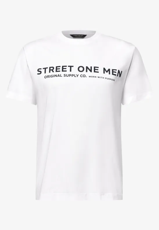 T-shirt avec logo imprimé bright white