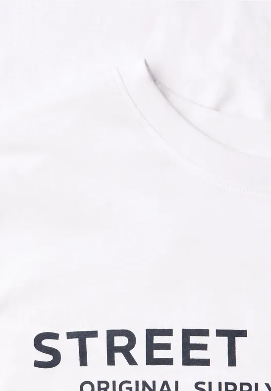 T-shirt avec logo imprimé bright white