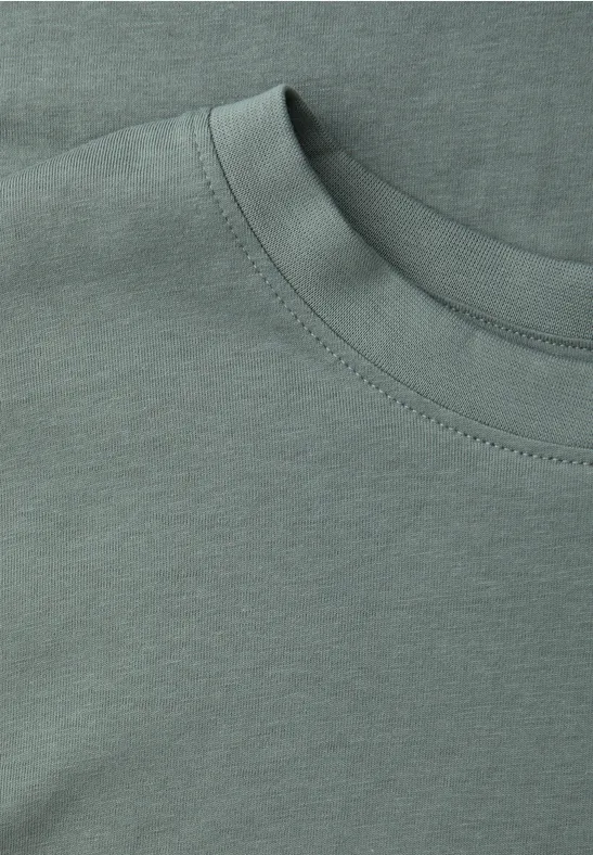 T-Shirt mit Logo-Print dusty mint