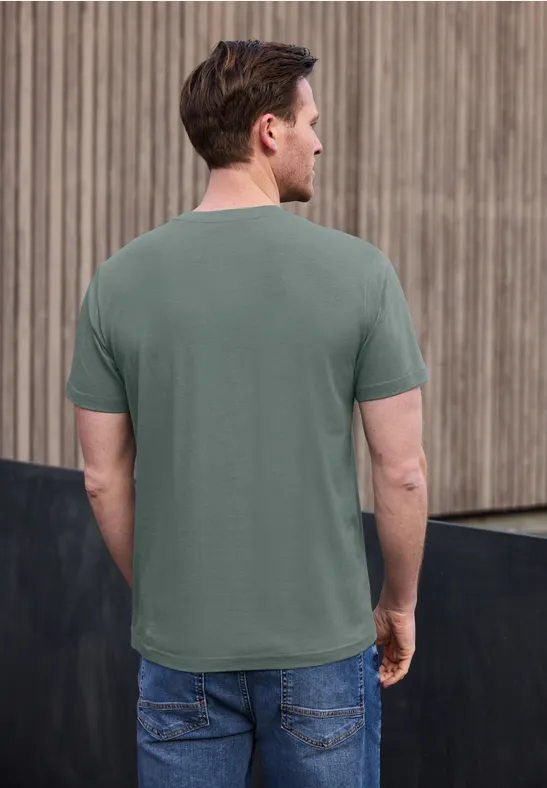 T-shirt avec logo imprimé dusty mint